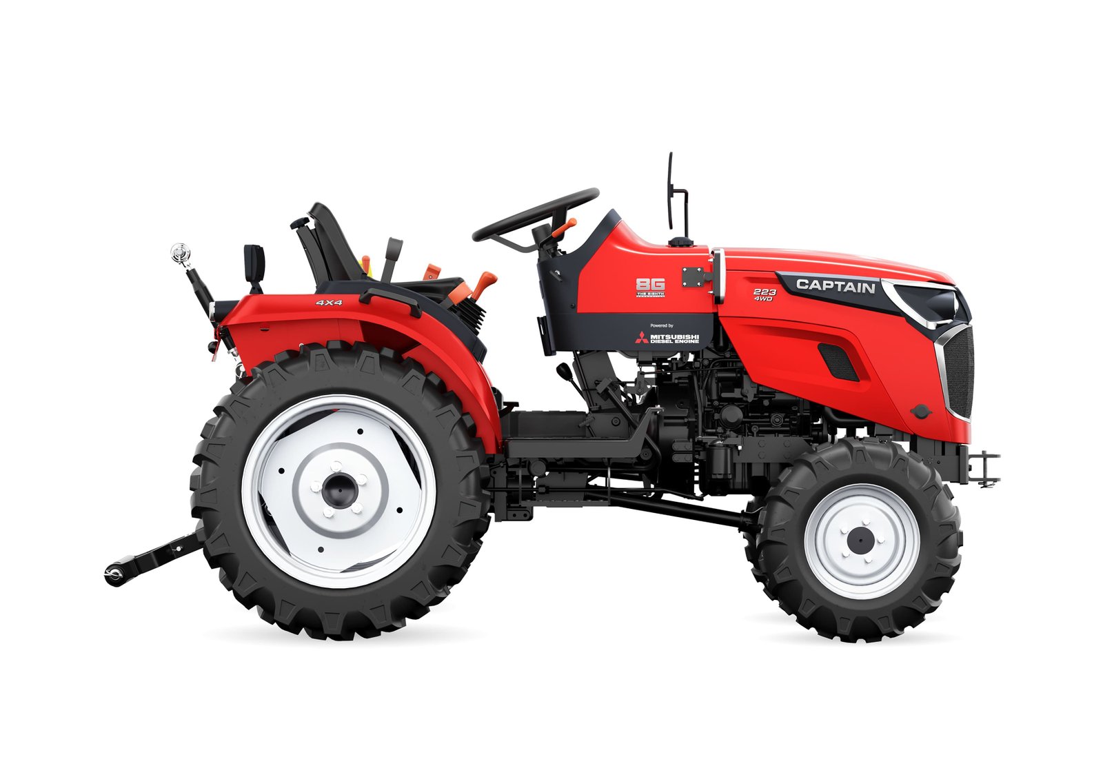 223 4WD Mini Tractor - Front View